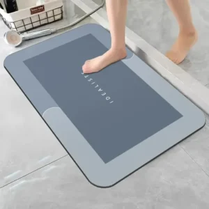 tapis de bain en terre de diatomée