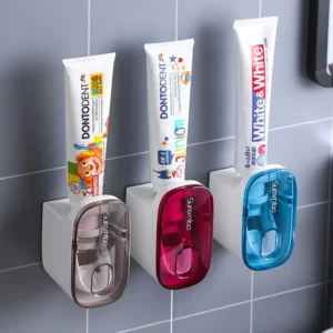 distributeur de dentifrice mural